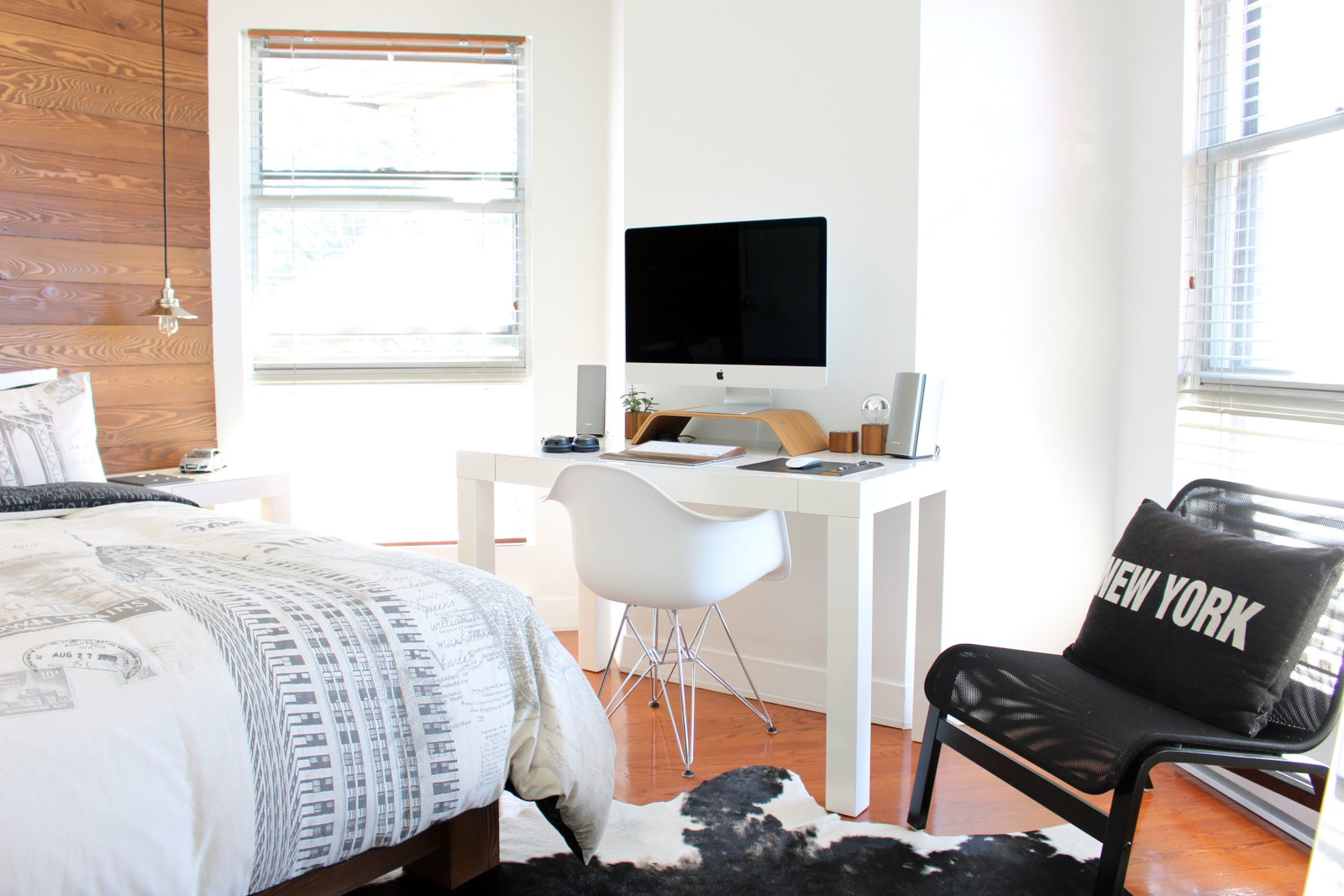 Photo de chambre d'étudiant moderne